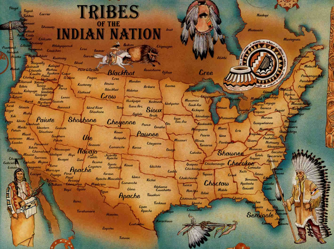 Tribes Of The Indian Nation